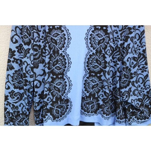 Bob Mackie Wearable Art Open Front Cardigan-Size Large - Picture 10 of 11